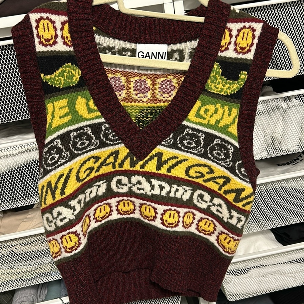 Size small vest ganni